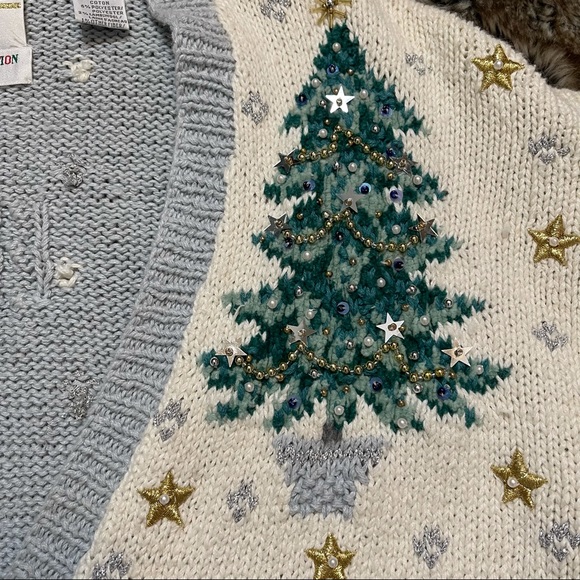 VTG Marisa Christina Classics Christmas Sweater 1995 LTD ED. Women's Size M - Picture 8 of 15